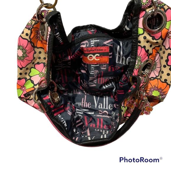 Lesportsac for The OC Collection - Bright n' Colorful retro look crescent purse - Picture 6 of 13